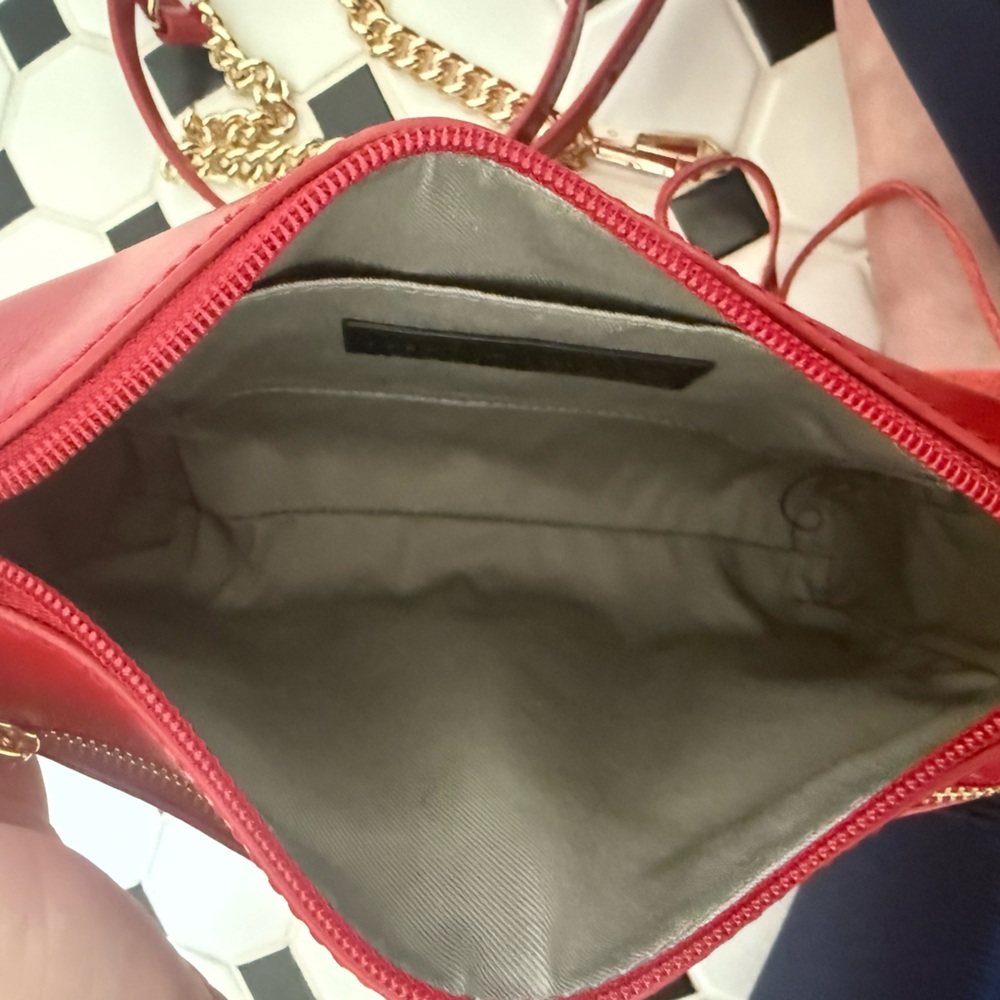 NWT Rebecca Minkoff Mini 5 Zip Convertible Clutch in “KISS” Red - Picture 8 of 14